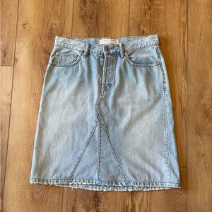 Marc By Marc Jacobs Light Blue Denim Pencil Skirt‎